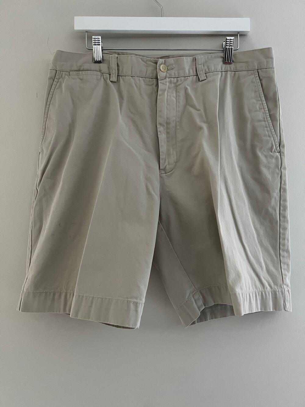 Polo Ralph Lauren Prospect Short Khaki Chino Flat Front Size 36 SG